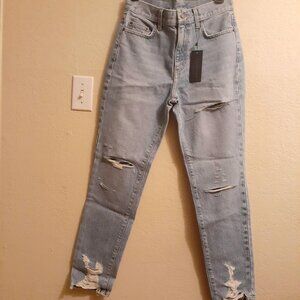 NWT Carmar Los Angeles Jeans Destroyed Holes Distressed Light wash size 26